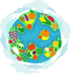 World Fruit Vegetables