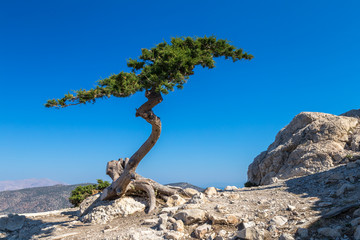 Burgruine Monolithos, Rhodos, Griechenland