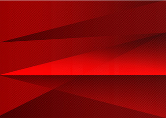 red abstract background vector triangle and straight line