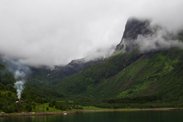 The beauty of Lonkanfjord, Norway.  