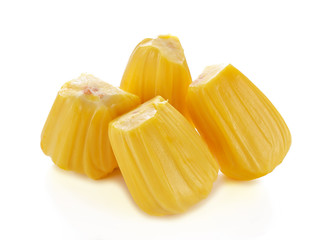 jackfruit on white background