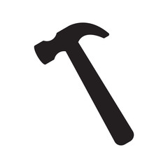 hammer icon isolated vector