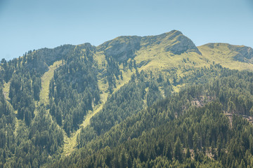 Berge und Wälder