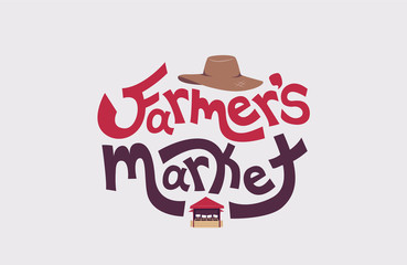 Farmers Market Lettering