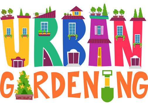 Urban Gardening Lettering