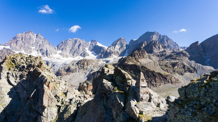 Alpine Monument on the Mountain - Valtellina, Valmalenco
