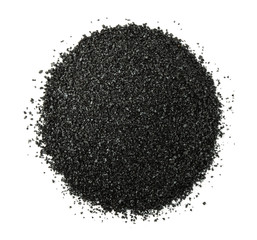 Pile of crushed anthracite