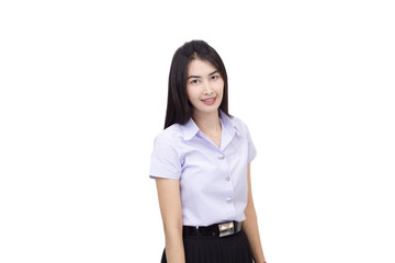 Portrait of  student university uniform