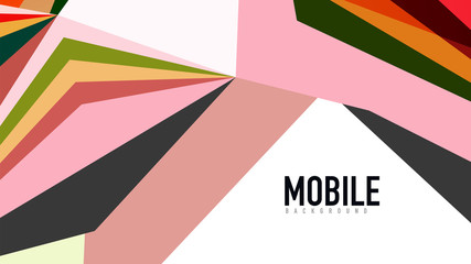 Modern triangle presentation template