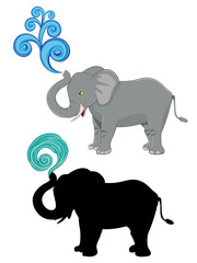 Cute Cartoon Elephant