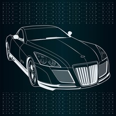 Эксклюзивная, красивая машина.
Exclusive, beautiful car.