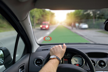 Driver assistance system in the car