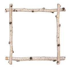 Twig frame of birch