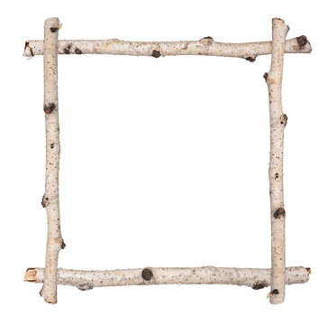 Twig frame of birch