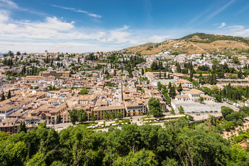 Fototapeta premium Granada cityscape, Andalusia, Spain