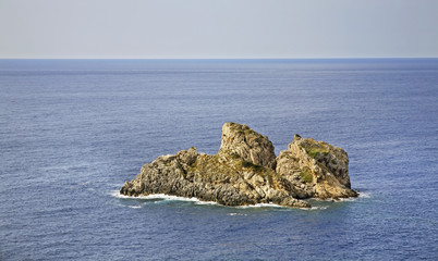 Fototapeta na wymiar Ionian Sea near Palaiokastritsa. Greece