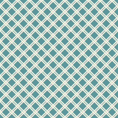 Vector retro geometric seamless pattern. Green vintage background