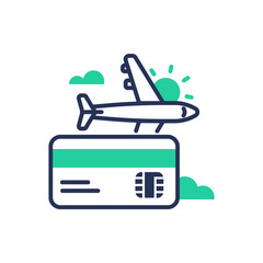 Obraz premium Travel - modern single vector line design icon.