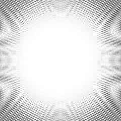 Vector abstract halftone design element. Abstract dotted gradient background. Grunge halftone textured pattern with dots.Pop art dotted template backdrop