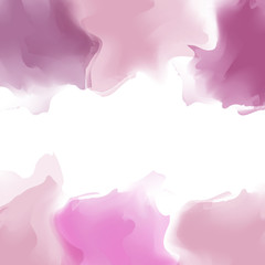 Multicolor watercolor background. Vector
