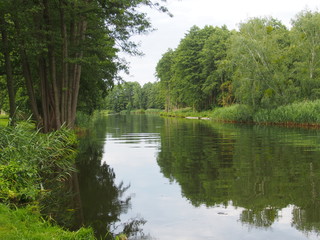 Die Havel bei Zehdenick, Brandenburg, Deutschland