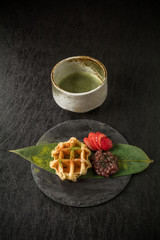 ワッフル　ベルギー料理　Waffle Belgium dish