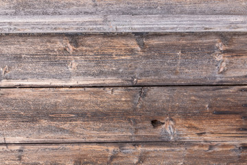 Old planks with a distinct wood structure