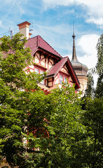 Obraz premium Fabulous romantic architecture of Bohemia.