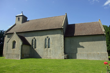 Fototapeta na wymiar King Charles the Martyr church in Shelland, Suffolk
