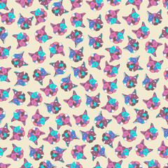 seamless pattern geometric lines and triangles