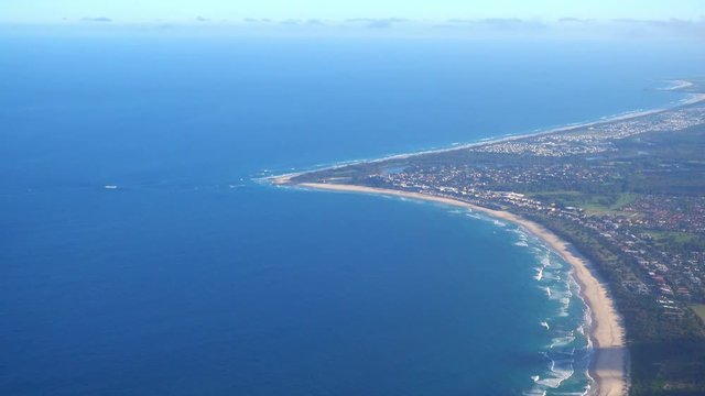 Aerial Australian Coastline Beach 