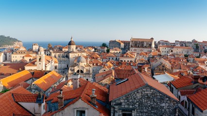 Fototapeta na wymiar Beautiful view on Dubrovnik old town.