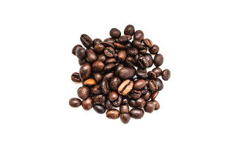 Coffee on a white background
