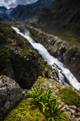 Wasserfall beim Mattenalpsee im Urbachtal, Berner Oberland
