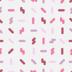 Fashion semless geometric memphis pattern - design 80-90s.