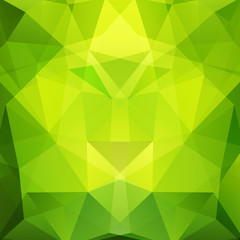 Fototapeta na wymiar Polygonal vector background. Can be used in cover design, book design, website background. Vector illustration. yellow, green colors.