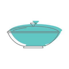 Saucepan in doodle style icons vector illustration for design and web isolated on white background