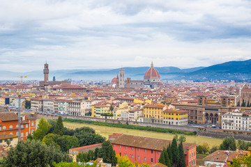 Fototapeta na wymiar Florence italy duomo landmark
