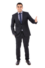 Smiling young businessman