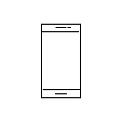 smartphone line vector icon