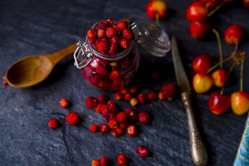 strawberry background