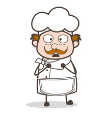 Cartoon Horrify Chef Face