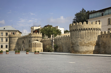 Obraz premium Icheri Sheher in Baku. Azerbaijan 