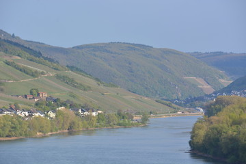 River rhine with Lorch