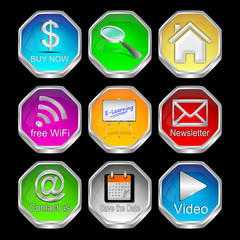 App set - 3D illustration