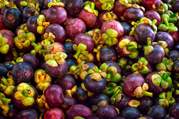 Mangosteen in the Market