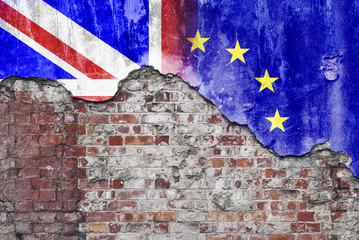 Brexit Grungy Wall