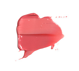 sample of texture and a double lipstick for the lips