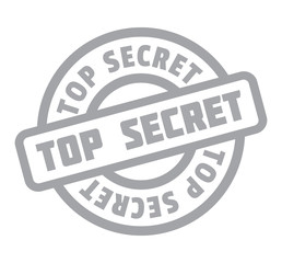 Top Secret rubber stamp. Grunge design with dust scratches. Effects can be easily removed for a clean, crisp look. Color is easily changed.