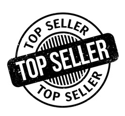 Top Seller rubber stamp. Grunge design with dust scratches. Effects can be easily removed for a clean, crisp look. Color is easily changed.